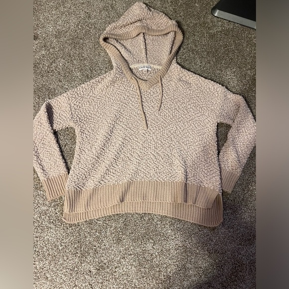 Knox Rose Popcorn Knit Hooded Sweater - Picture 4 of 7